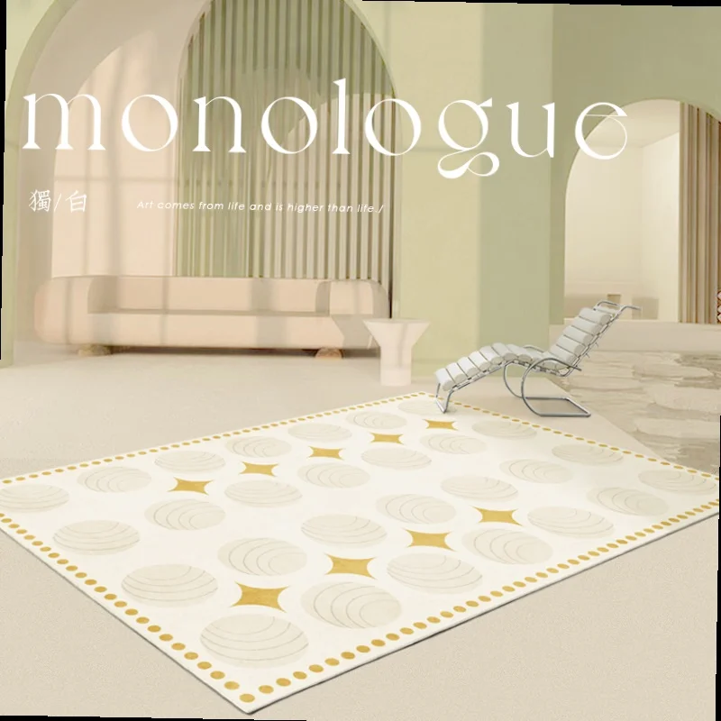 

Новейший роскошный декоративный ковер в скандинавском стиле для гостиной, домашний коврик для спальни, кабинета, большой моющийся ковер дл...