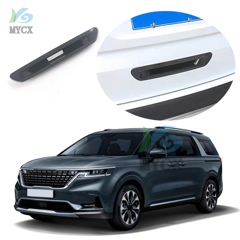 

Хромированная ручка из углеродного волокна, ручка задней двери, ручка багажника для KIA Carnival (Sedona) KA4 2021 2022