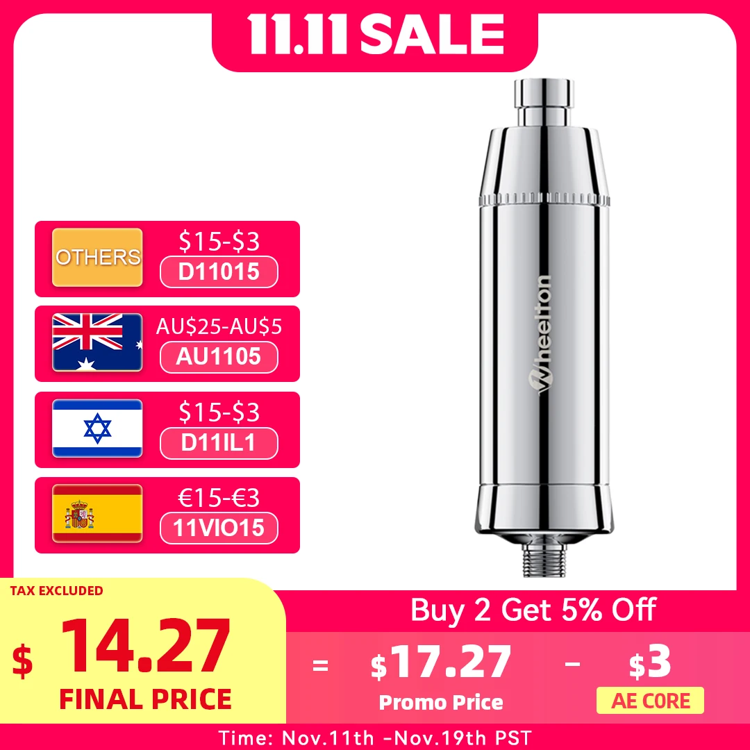 

WHEELTON Фильтр для душа