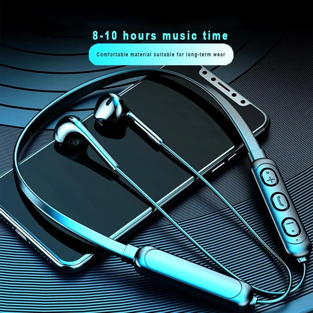 

Running Microphone Wireless Bluetooth-compatible 5.0 Headset Gaming Earbuds Hanging Neck Stereo Noise Reduction Sports Earphone
