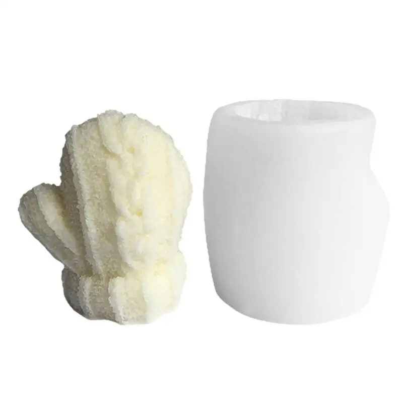 

Домашняя силиконовая форма для свечей, силиконовая форма для украшения женского творчества, симпатичная форма перчаток, литье из смолы