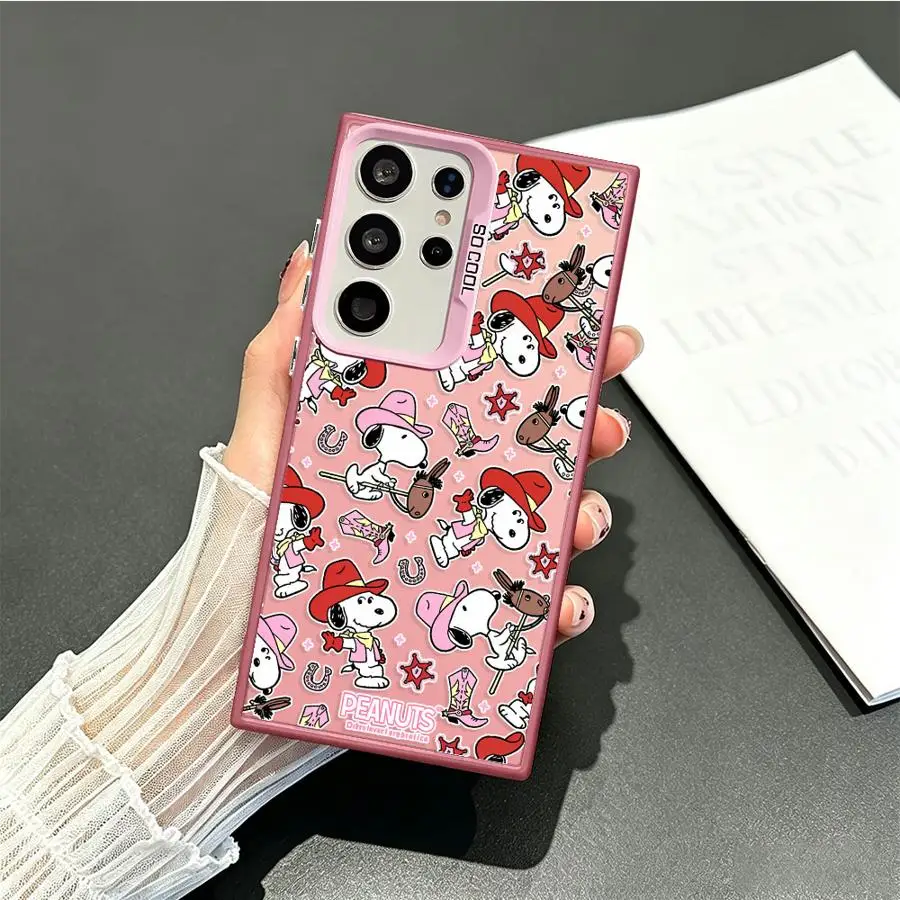 Фото Чехол для Samsung Galaxy S26 S21 S25 Edge Note 20 Ultra S20 Plus S23 S23 Ultra S24 FE S22 S-noopys Cowgirl №2