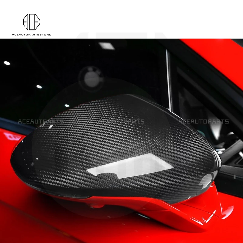 

Hot Sale Dry Carbon Carbon Fiber Mirror Cover Replacement For Porsche panamera Applicable Models 971 Year 2017-2021