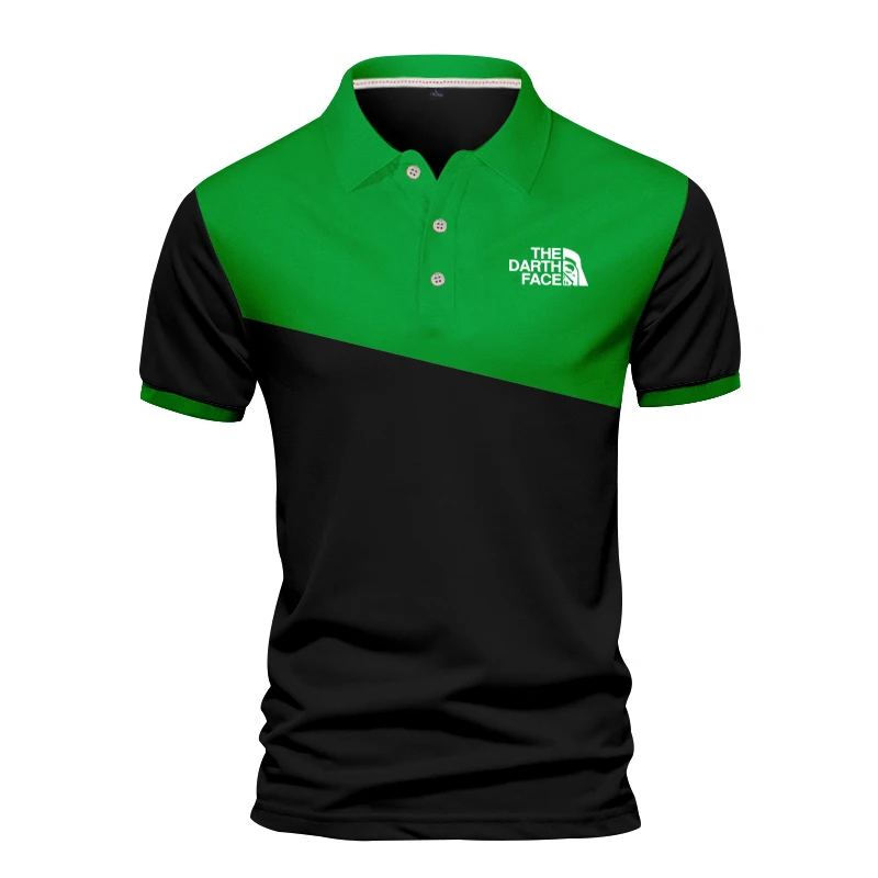 

Men's New Summer Hot Sale High Quality Short Sleeve Brand Top Tees For Men Breathable Tops Business Casual Trendy Polo Shirts
