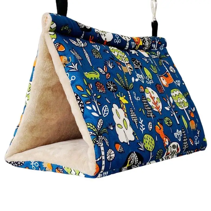 

Подвесная птичья кровать для клетки, теплый домик для птиц, подвесной гамак, плюшевый домик для попугаев, африканский серый