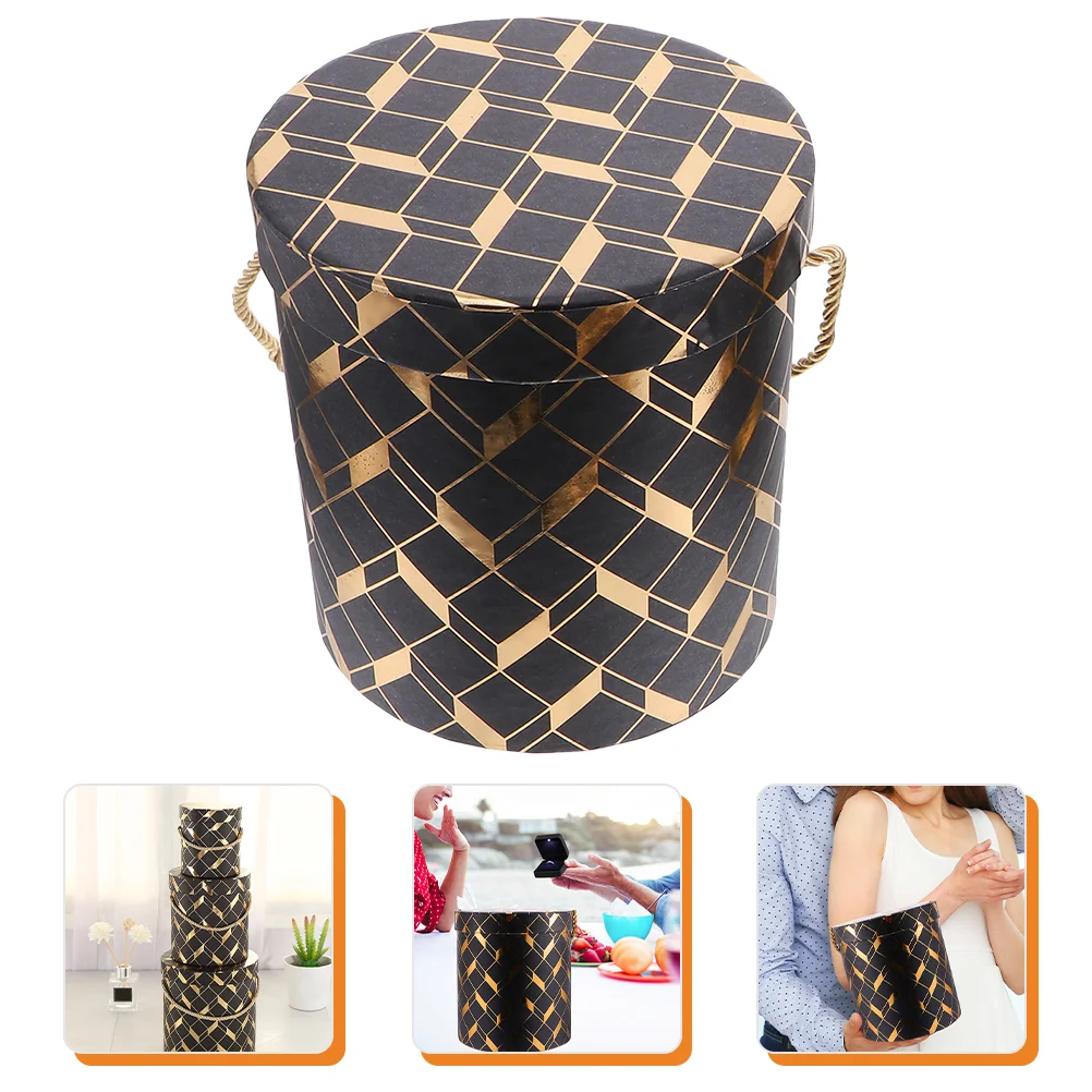 

Flower Box Flowers Gift Arrangement Box Round Box Valentines Birthday Gift Box