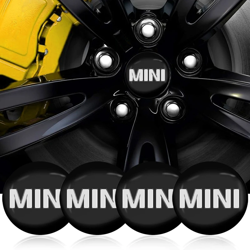 

4pcs Car Styling Car Wheel Center Hub Caps Car Stickers Decals For BMW Mini Cooper F54 F55 F56 R56 SONE Roadster Clubman Coupe