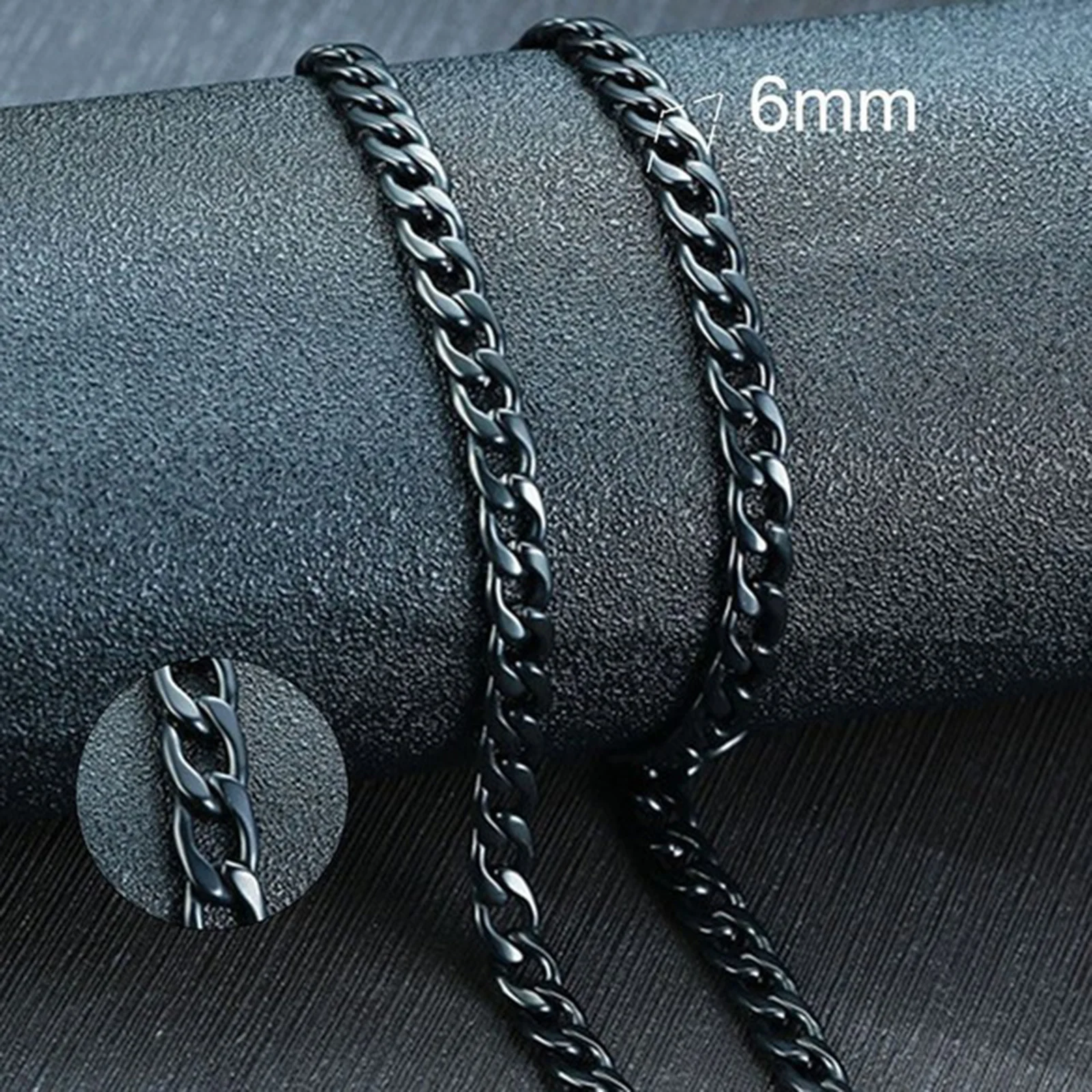 

304 Stainless Steel Chains Necklace For Men Women Rolo Necklace Braclet Hip-Hop Punk Cable Link Chain Necklaces 3.5/5/7mm Width