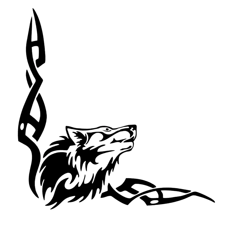 V1176 # вырезанная виниловая наклейка волна к угол окна Автомобильная наклейка водонепроницаемые Автомобильные украшения для кузова автомобиля бампера заднего окна ноутбука