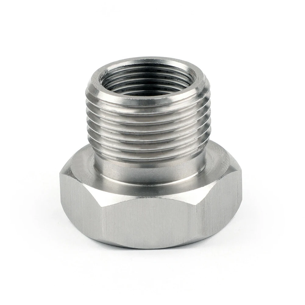 

1PCS Stainless Steel Threaded Oil Trap Adapter ID 5/8-24 OD 13/16-16 FF