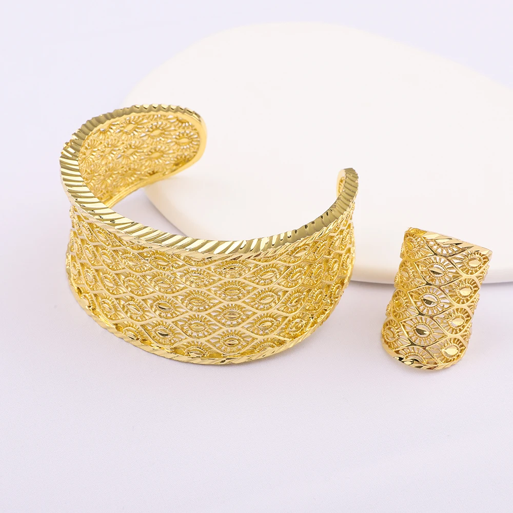 

Gold Color Cuff Bracelets Bangles Luxury Bracelet Charm Wedding Bracelets For Women Anniversary Valentines Day Gifts