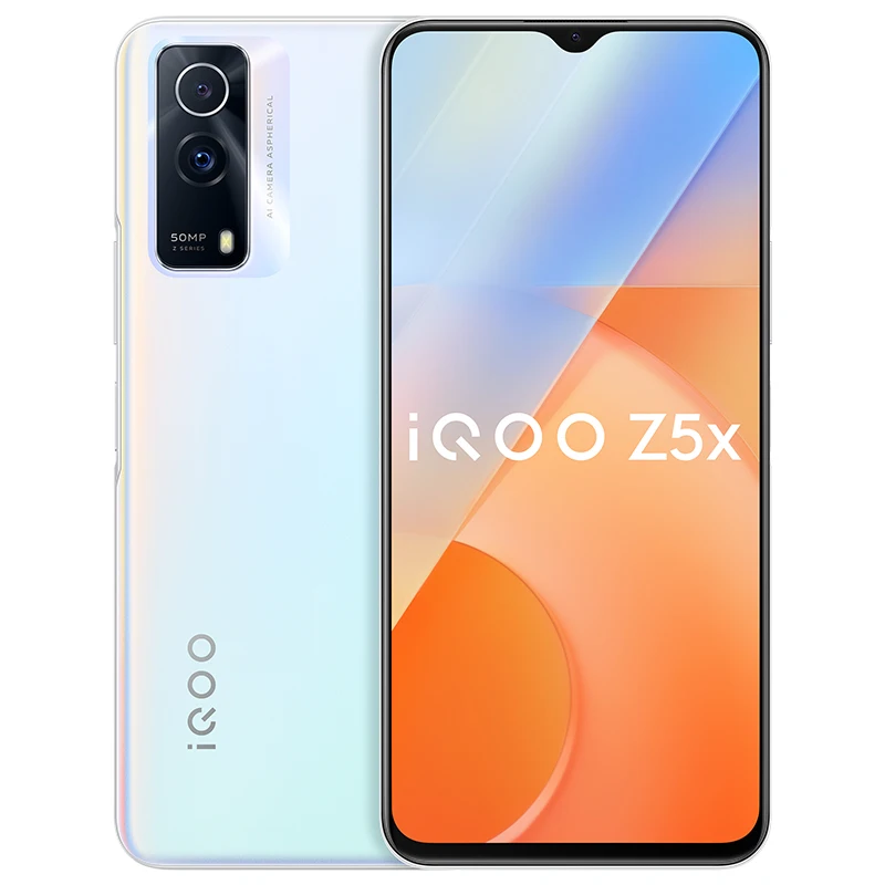 VIVO iQOO Z5x Z5 X 5000mAh Large Battery 5G Smartphone MTK Dimensity 900 120Hz Display 50MP Camera Mobile Phone 44W Fast Charge on. VIVO iQOO Z5x Z5 X 5000mAh Большая Батарея 5G Смартфон MTK Dimensity 900 120Гц Дисплей 50МП Камера Мобильный Телефон 44W Бы