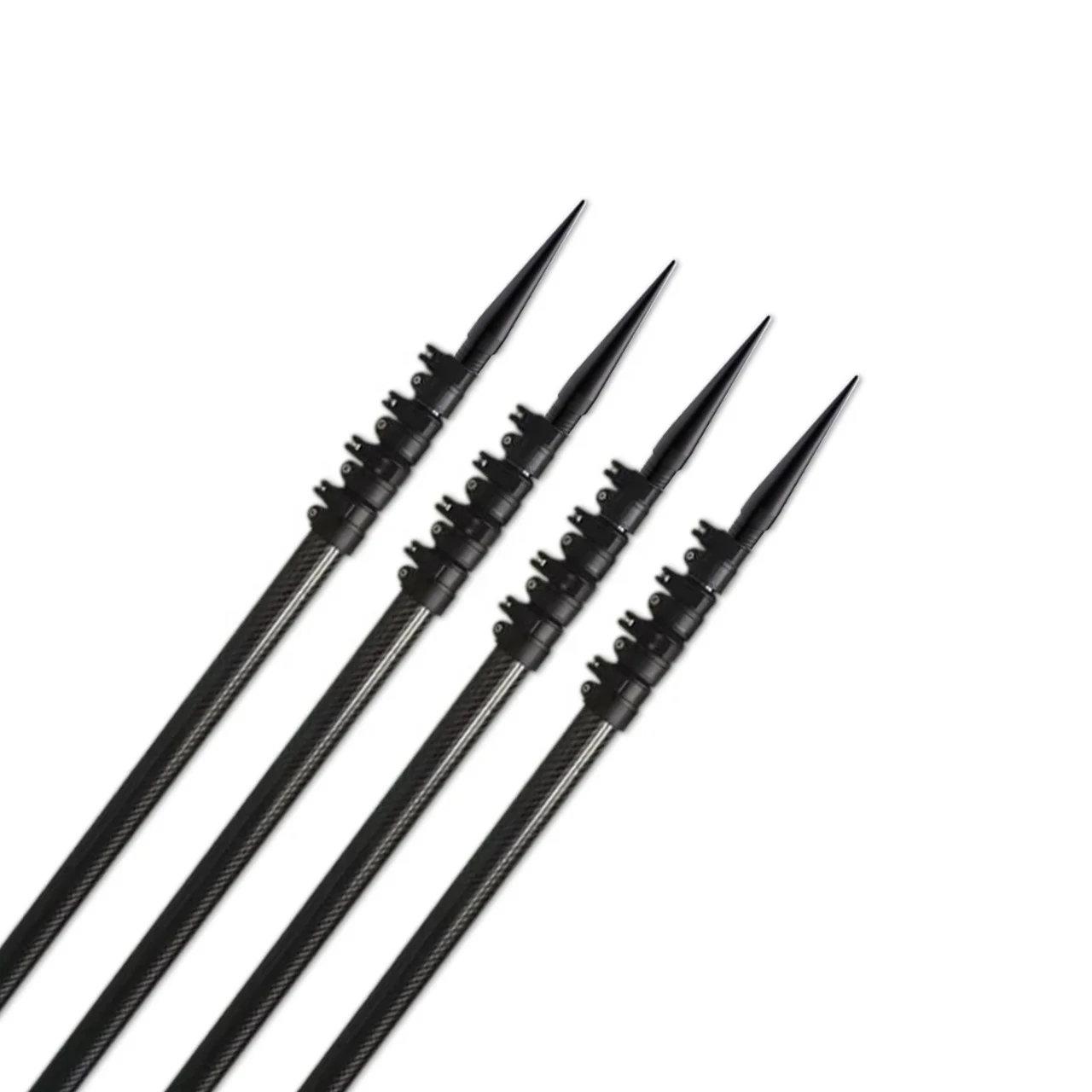 

Custom high strength carbon fiber rod boat telescoping carbon fiber outrigger pole trolling fishing for fishing boats