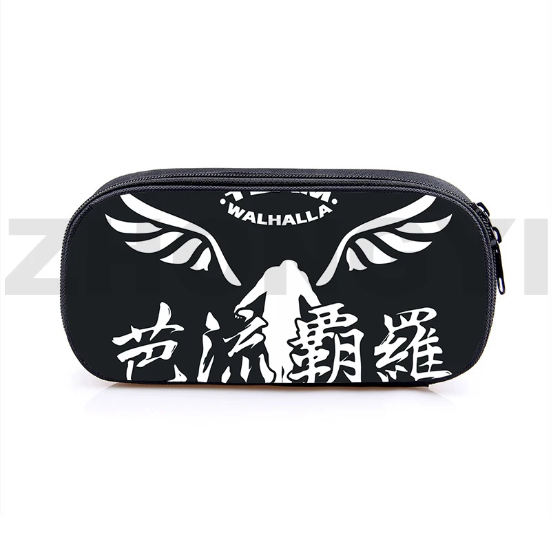 

2022 Popular Harajuku Anime Tokyo Revengers 3D Pencil Case Kids Kawaii Cartoon Large Capacity Stationery Storage Bags Makeup Bag