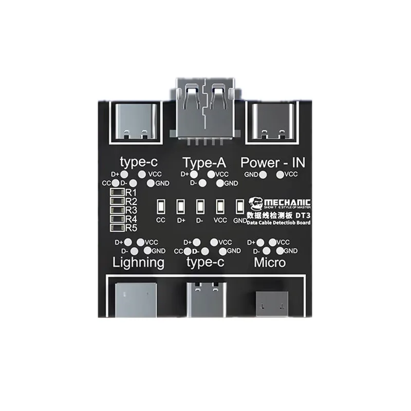

Тестер Кабелей MECHANIC DT3 Для Диагностики Печатных Плат, USB Type-C Тестер Для iPad, iPhone