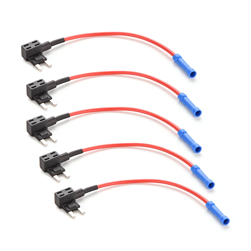 

Mini Auto Fuse Adapter tap Dual Circuit Adapter Holder For Car Truck 1PC