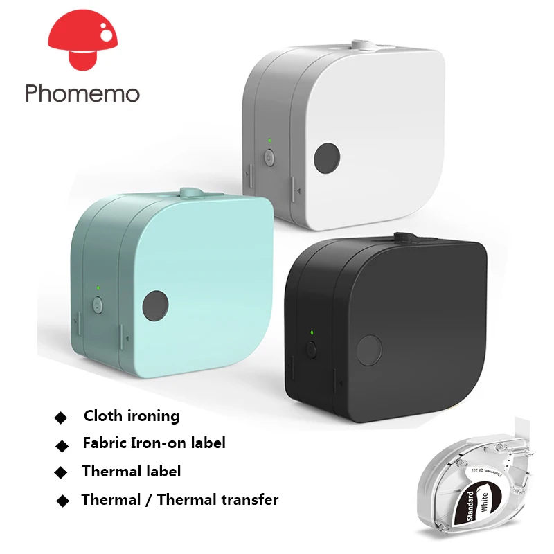 

Устройство для изготовления этикеток Phomemo P12, мини-машина для изготовления этикеток из нескольких материалов, для организации дома и офиса