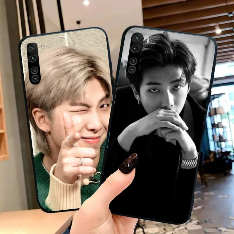 Чехол для смартфона RM Namjoon, мягкий черный чехол для OPPO Find X5 X3 X2 A93 Reno 8 7 Pro A74 A72 A53