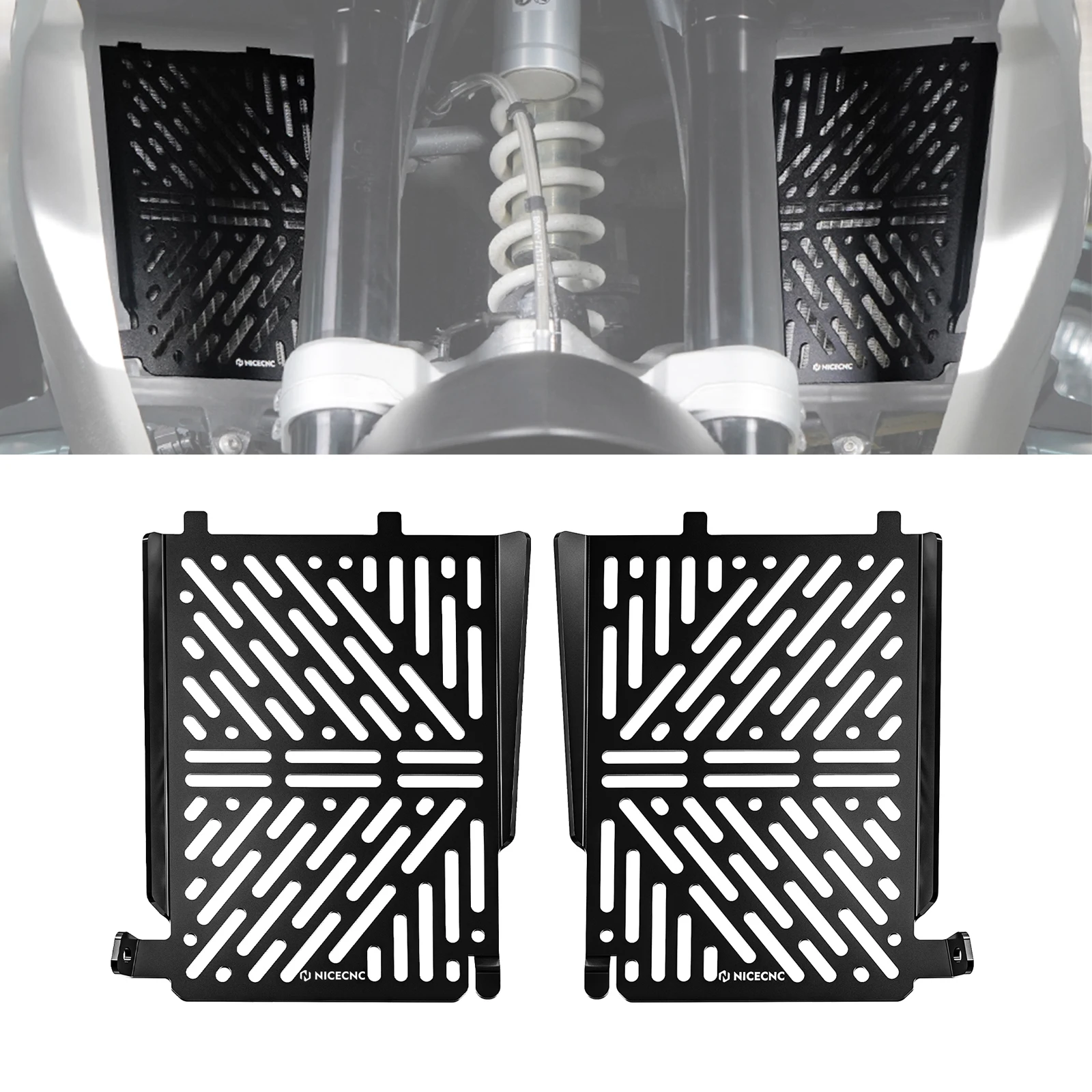 

For BMW R1250GS R1200GS R 1250 GS Radiator Grille Guard Cover Protector For R1250GS Adventure 2019-2023 R1200GS ADV 2014-2018