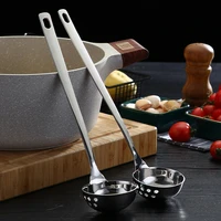 new long handle tablespoons creative dual purpose spoons stainless steel soup ladle skimmer home tableware cooking utensils