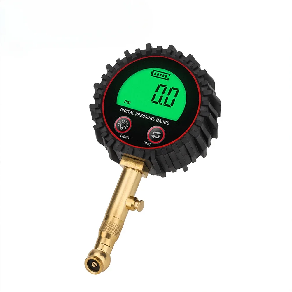 

Манометр для автомобильных шин 3-255PSI, сверхмощный цифровой ЖК-дисплей с подсветкой, воздушный инструмент