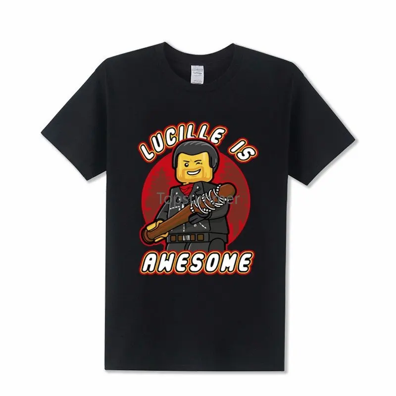 

Awesome Summer Shirt The Walking Dead Negan This Is Lucille She Is Awesome T-Shirt Men And Women Hipster Tees Asian Size Xs-Xxxl