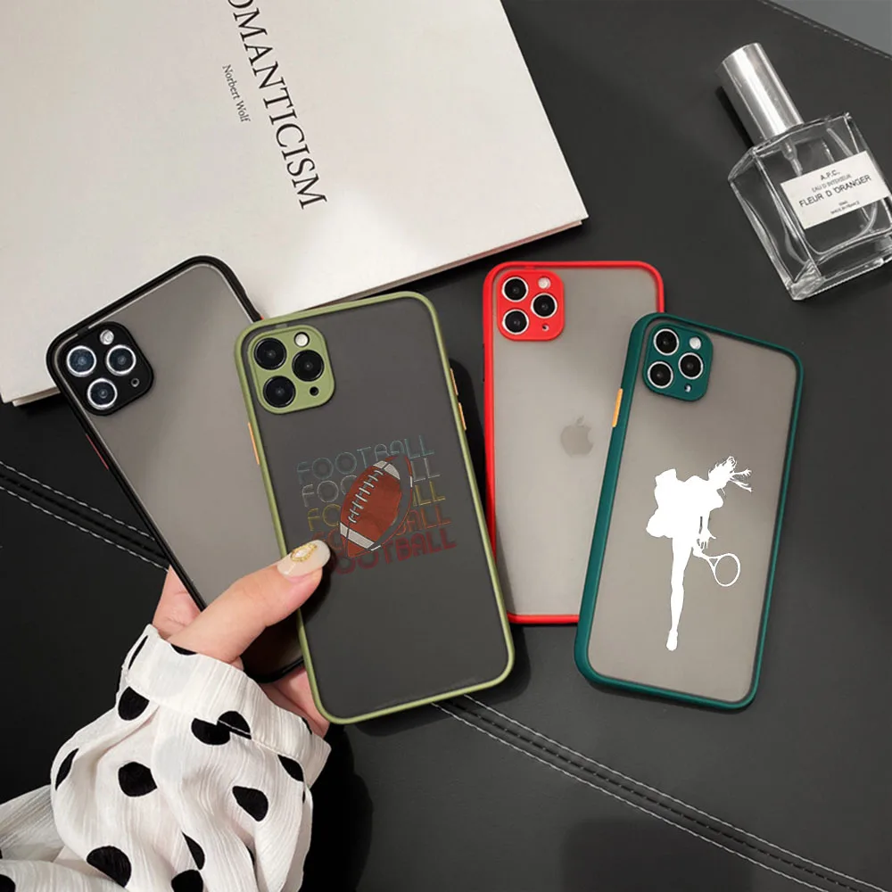 Высококачественный чехол для телефона девушек теннисных регби iphone 15Pro 14 13 12 11 15 Pro
