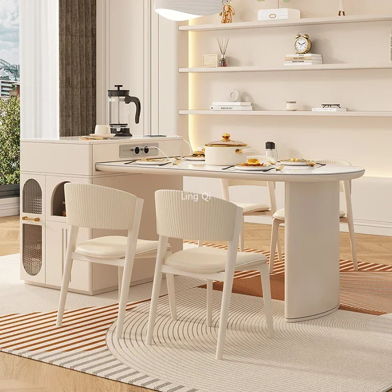 Набор для офисного обеденного стола 6 стульев маленькая кухонная мебель