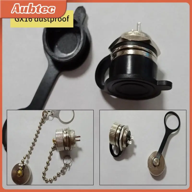 

Water Proof Male Protective Cover Hard Shell Anti-leakage Metal Chain Cover Dust-proof Electrical Engineering Insulation Gx16