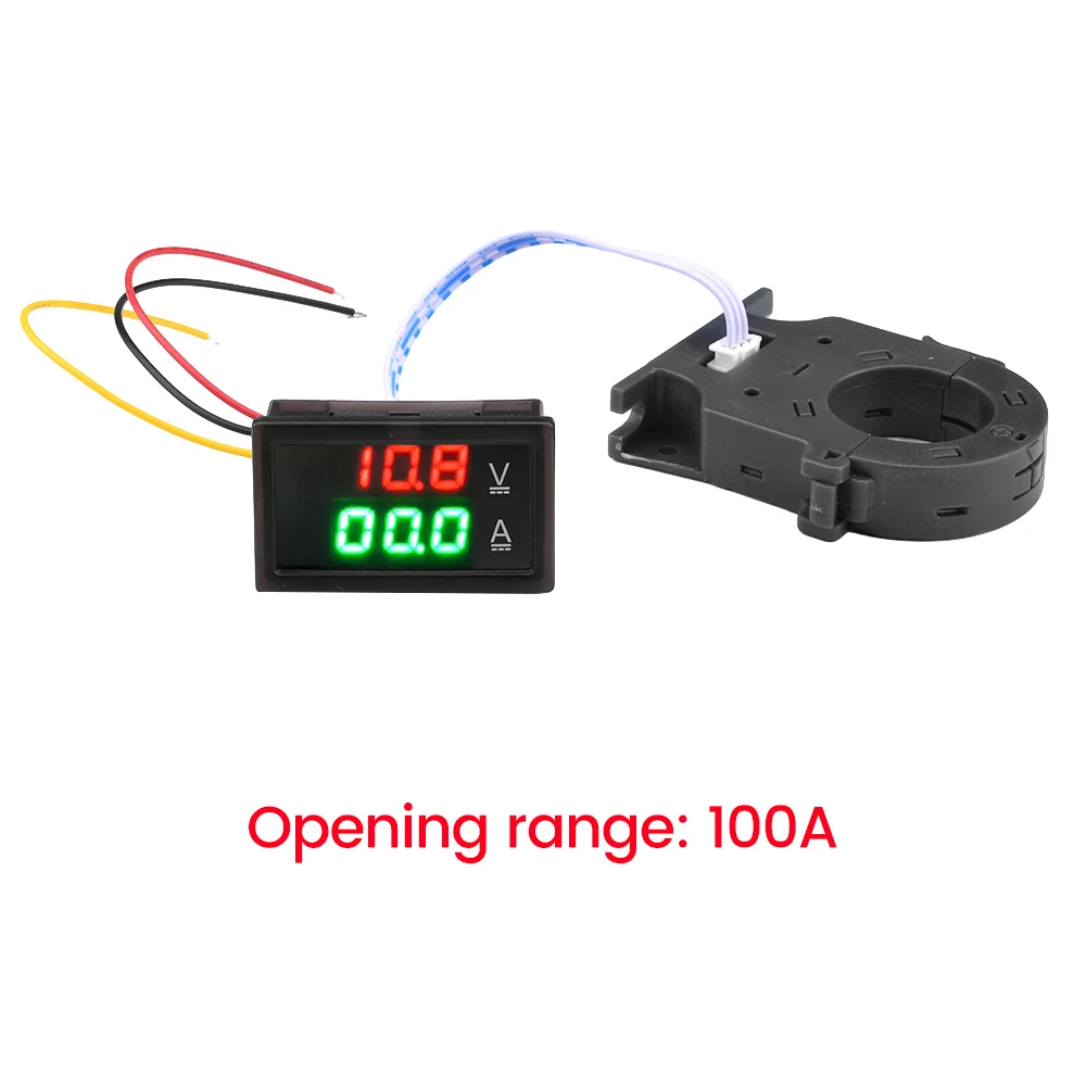 

Aideepen Цифровой вольтметр-Амперметр DC0-300V 50/100/200/400А