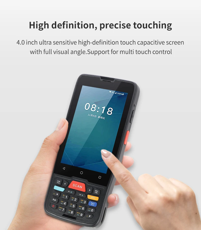 Дешевый IP65 прочный сканер штрих-кода PDA Android мобильный портативный промышленный