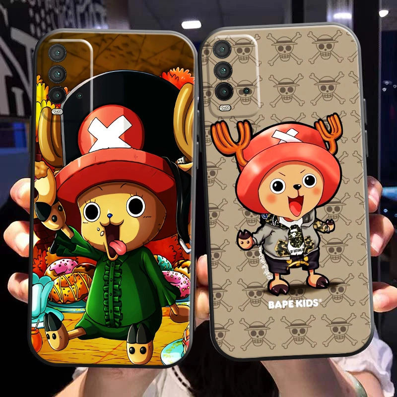 

One Piece Tony Tony Chopper For Xiaomi Redmi Note 10 9 5G 10S 10T 9S 9T Phone Case Redmi 10 9 9T 9A 9C TPU Soft Back Carcasa