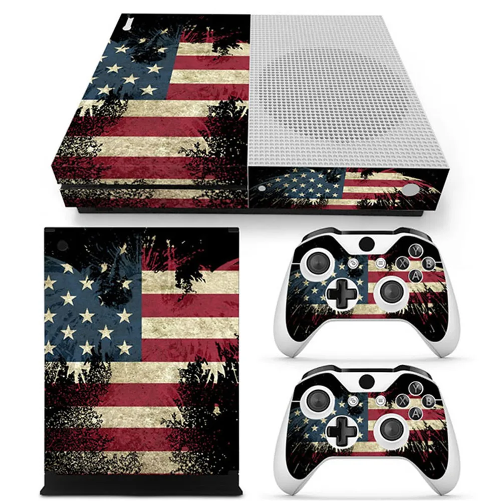 Наклейки с флагом США для консоли Xbox one s наклейки из ПВХ S контроллера |