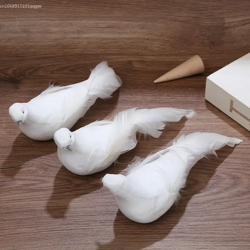 1 шт. пластиковые мини-фигурки голубей