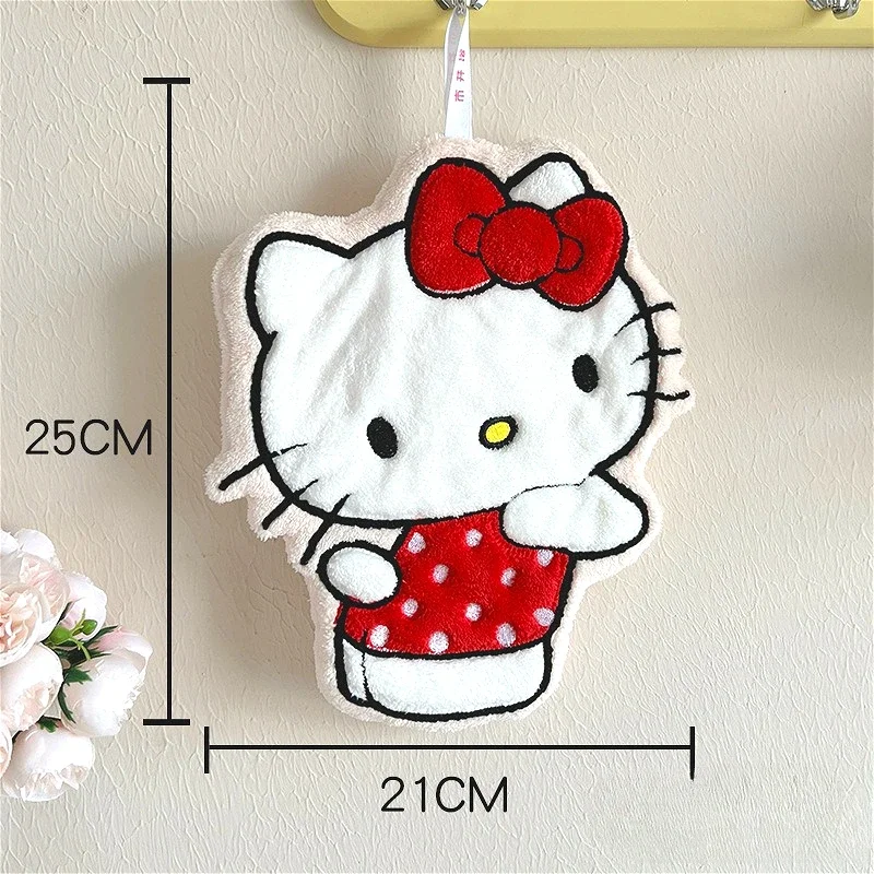 Sanrios домашнее чистящее полотенце аниме HelloKittys мягкий носовой платок полотенца