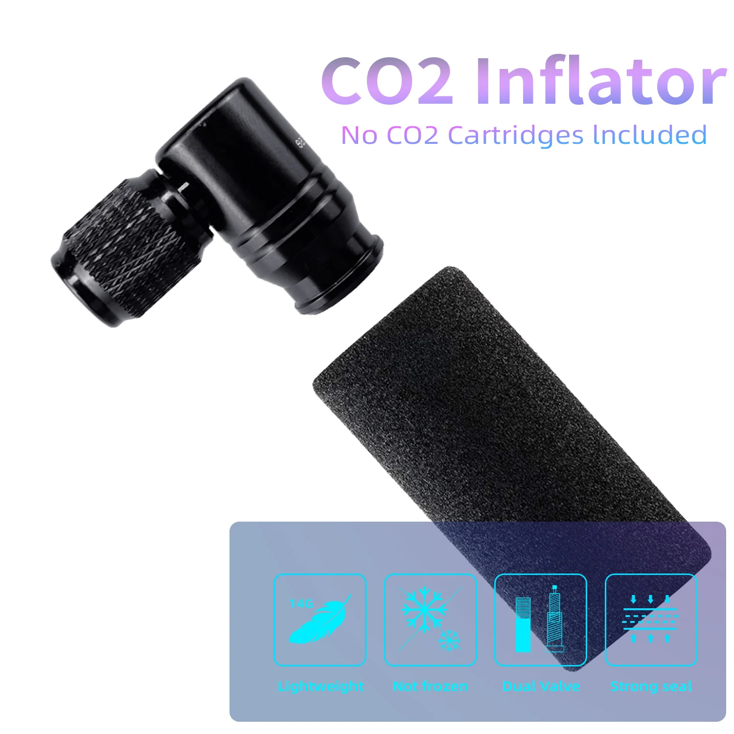 Портативный насос CO2 MORIDER алюминиевый сплав велосипедный для Schrader Presta адаптер