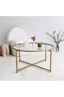 gold coffee tabletransparent glass medium coffee table coffee table