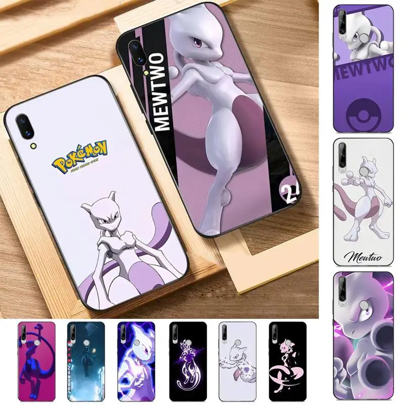 

MINISO Pokemon Mewtwo Phone Case for Huawei Y 6 9 7 5 8s prime 2019 2018 enjoy 7 plus