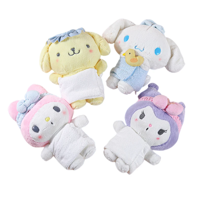 

Мультяшная аниме милая кукла банное полотенце помпон пурин My Melody Kulomi Cinnamoroll креативная плюшевая кукла кавайная плюшевая кукла