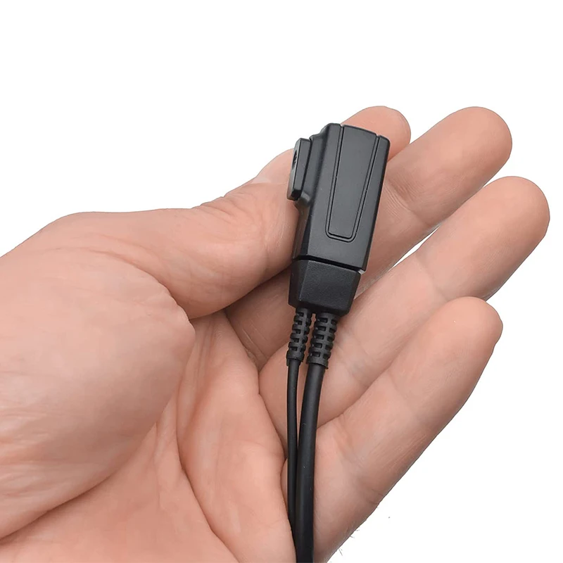 Two Way Radio Walkie Talkie Earpiece with Mic PTT 2 Pin Headset for Baofeng UV-5R BF-888s BF-F8HP UV-82 UV-82HP Kenwood Retevis