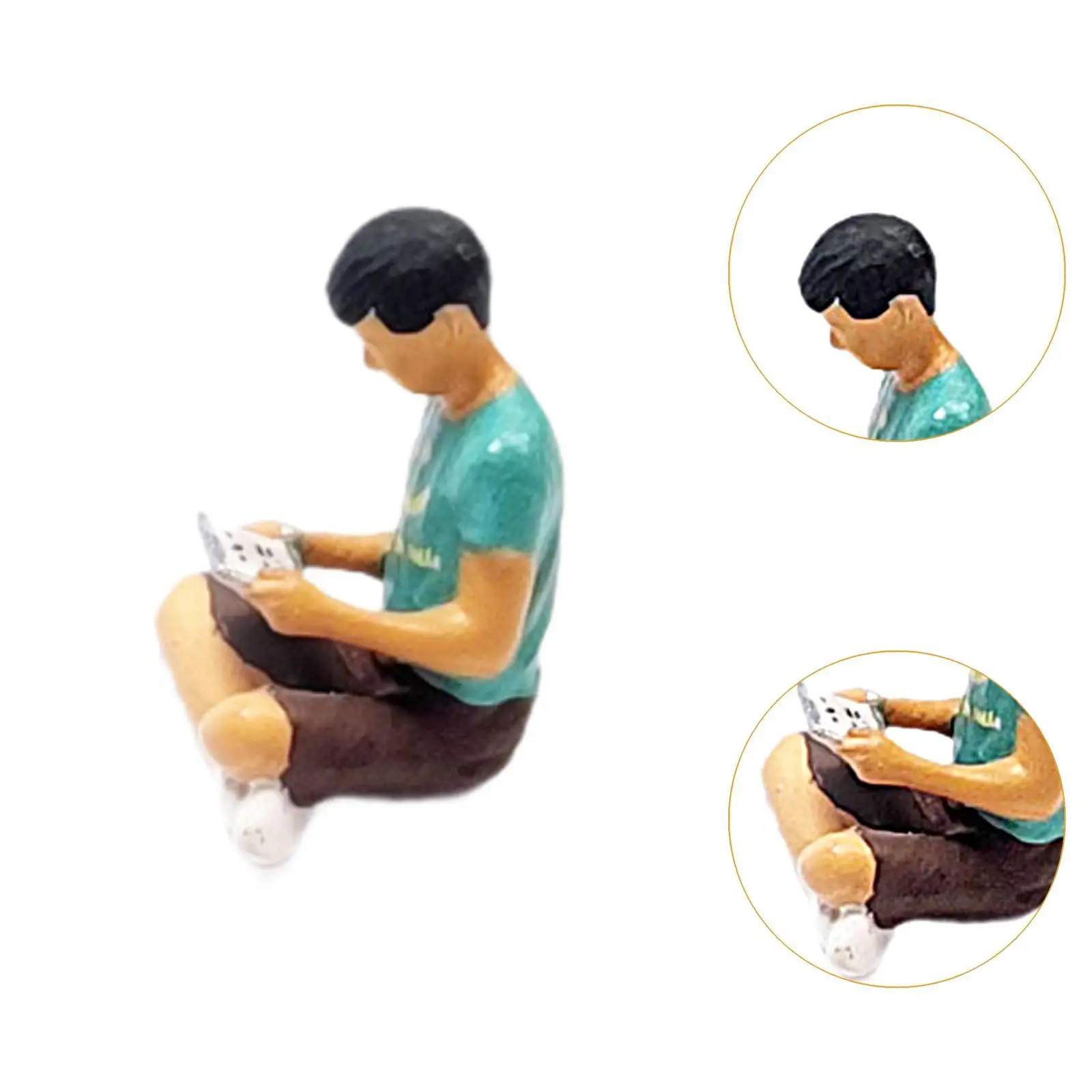 Фигурки людей 1/64 крошечные люди для микропейзажей модель куклы-строителя