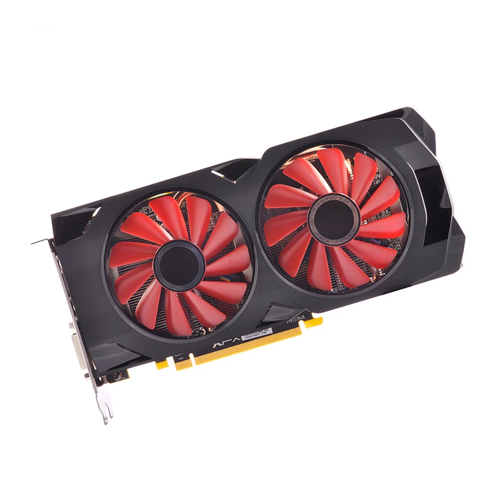 RX 580 8 ГБ 4 2 видеокарты AMD GPU Radeon RX590 570 560 550 R7 R9 370 380 видеокарта для настольного ПК