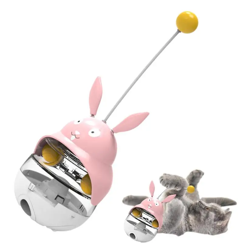 

Pet Toy Funny Cat Food Toy Cat Treat Toy Dispenser Catch Cat's Attention Kitten Balls Pet Puzzle Supplies For Kittens Cats Pets