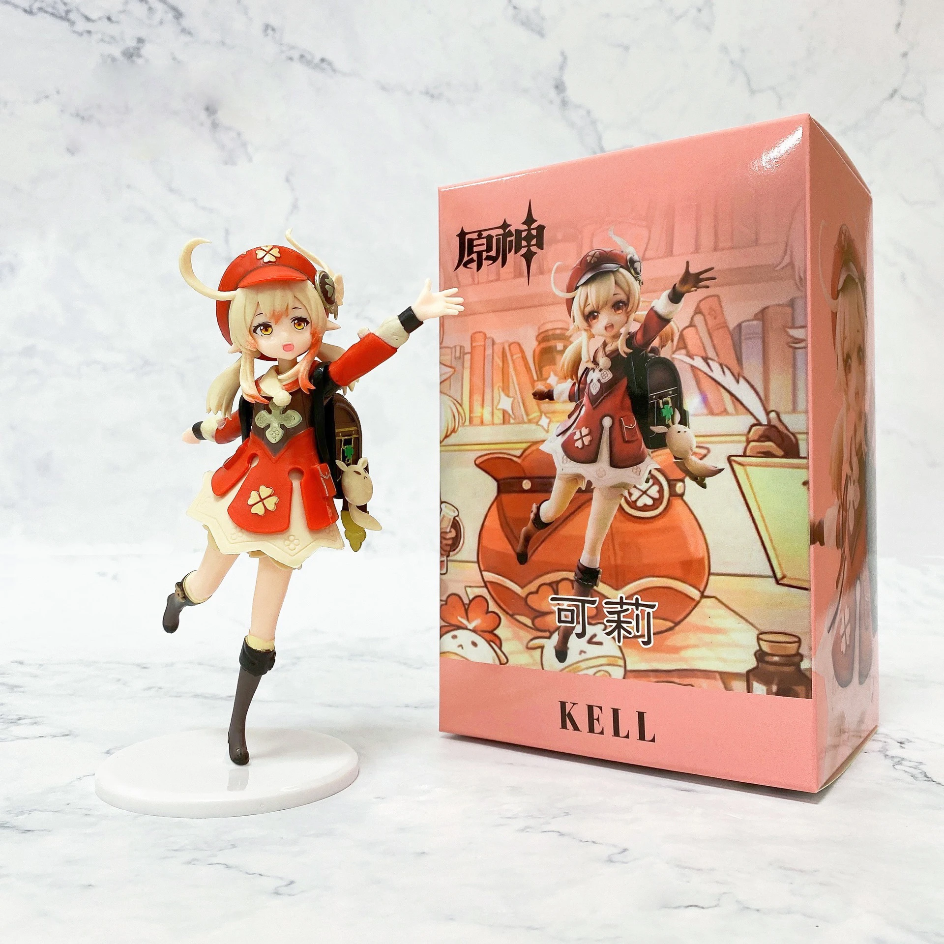 

Anime Figure Genshin Impact Klee PVC Action Figma Manga Figurine Kawaii Collection Model Brinquedos Doll Toys Kids Juguetes Gift