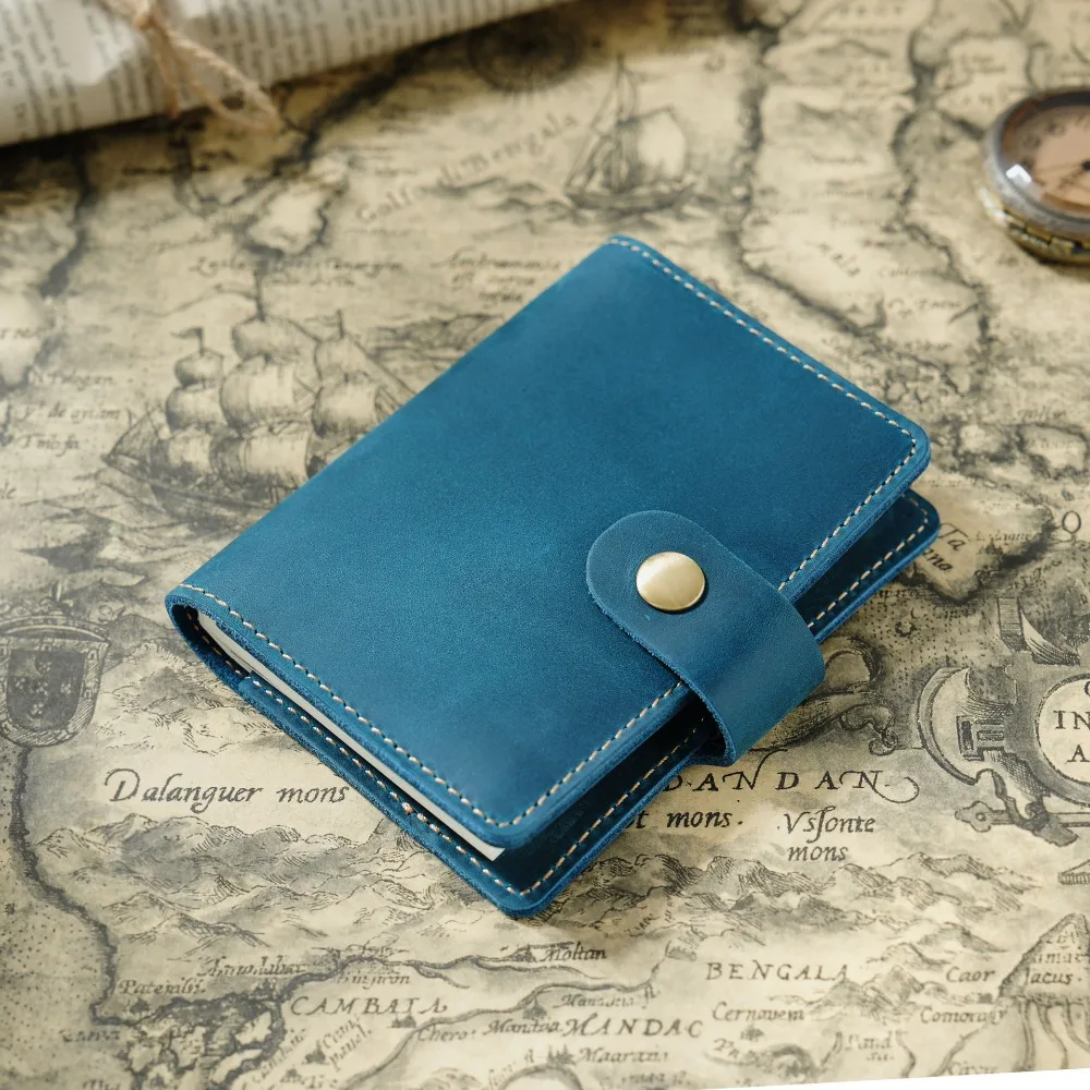 

Fromthenon Винтажный кожаный мини-блокнот