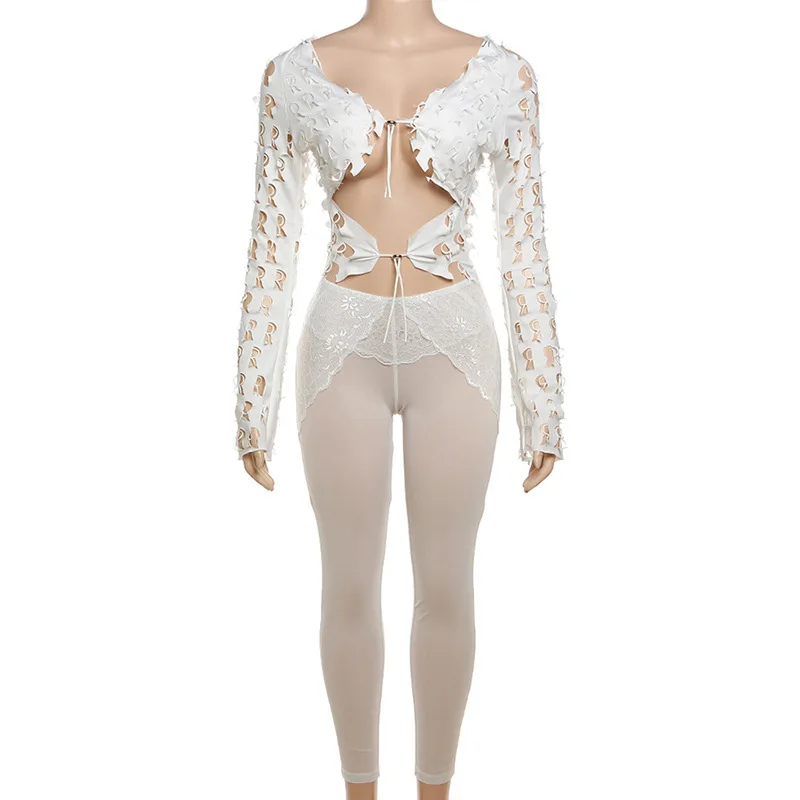 Рисунок 6 - Осенний кружевной комплект из двух предметов