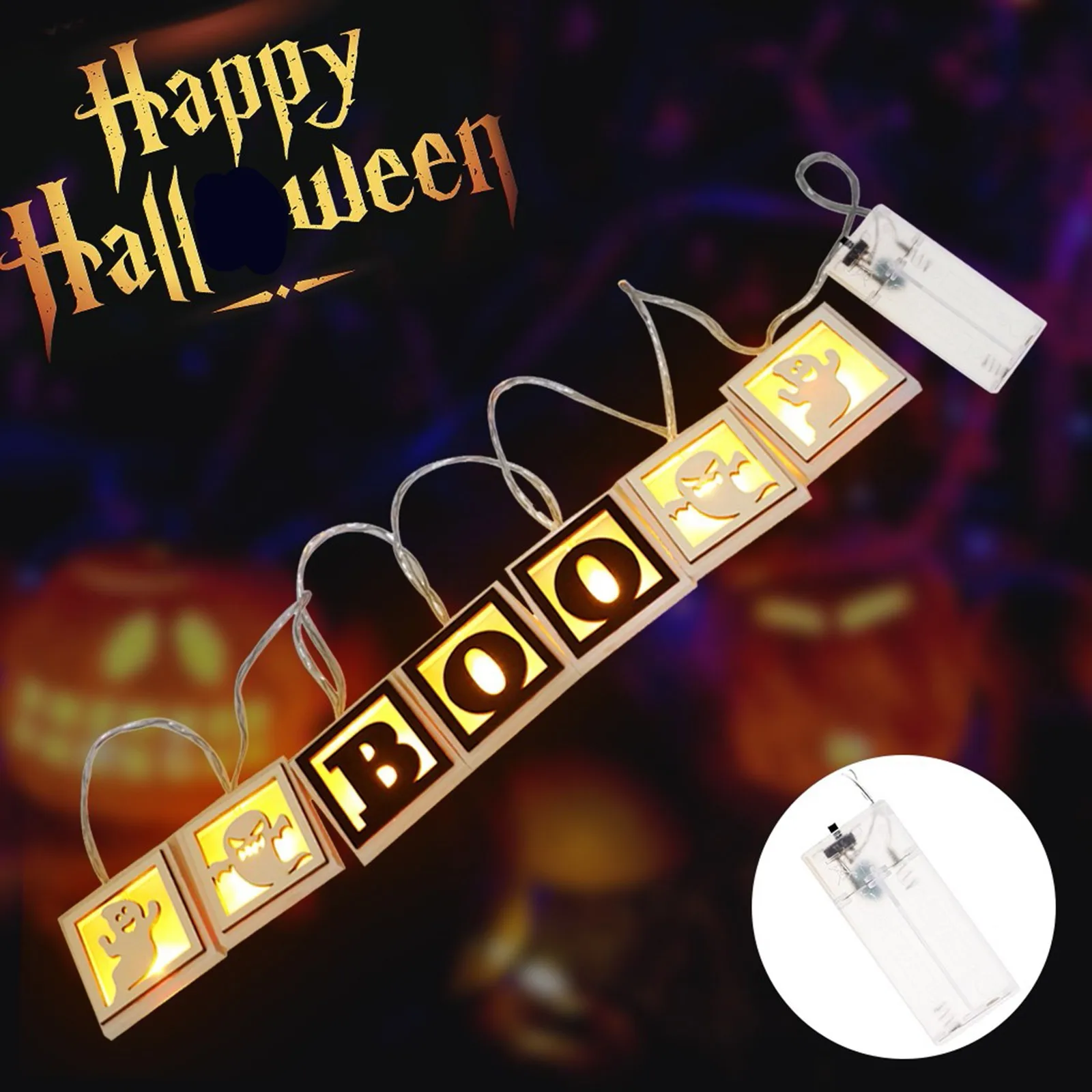 

LED Halloween String Lights Pumpkin S Kull Lamp Home Garden Party Decor Led Party Lights Bulbs