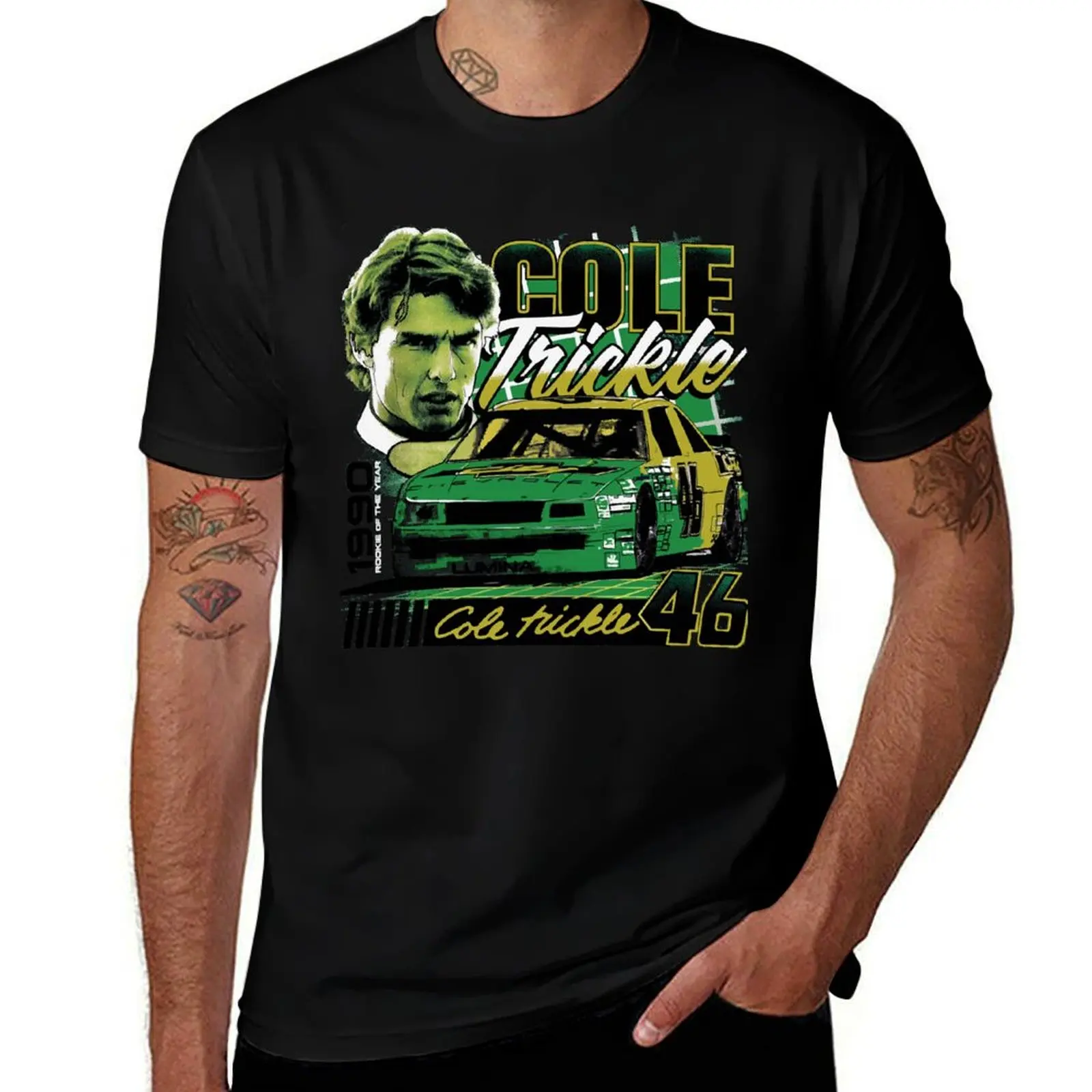 Классическая футболка Days of Thunder Cole Trickle 46 город Chevrolet топы больших размеров