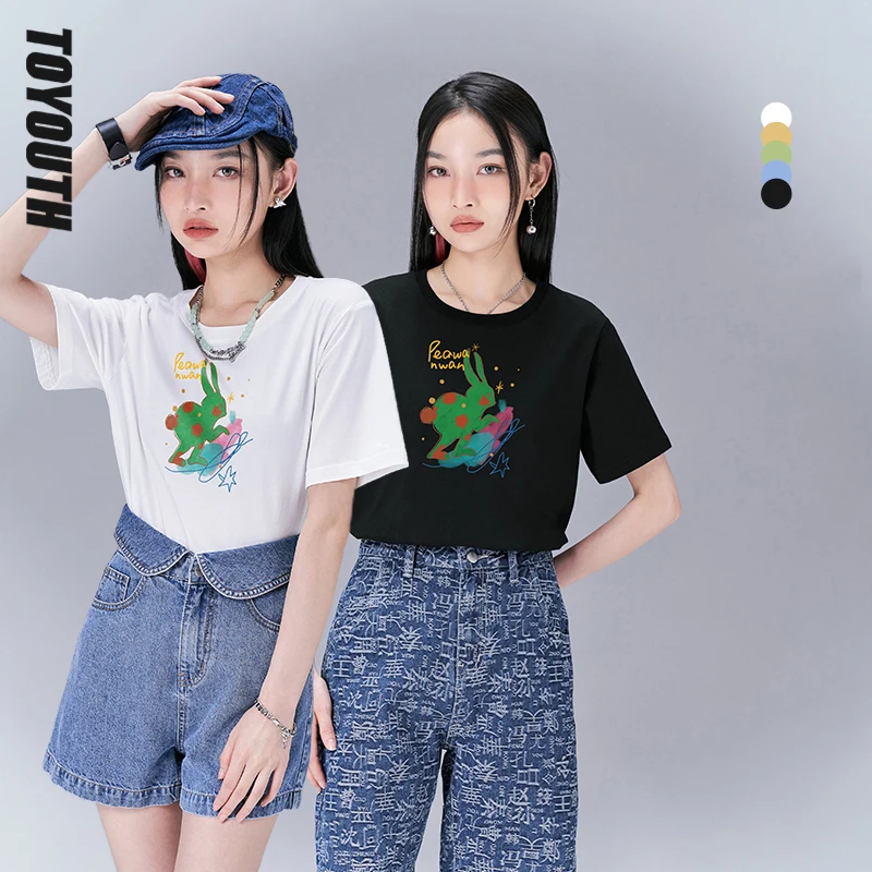 

Женская футболка с коротким рукавом и круглым вырезом, из чистого хлопка