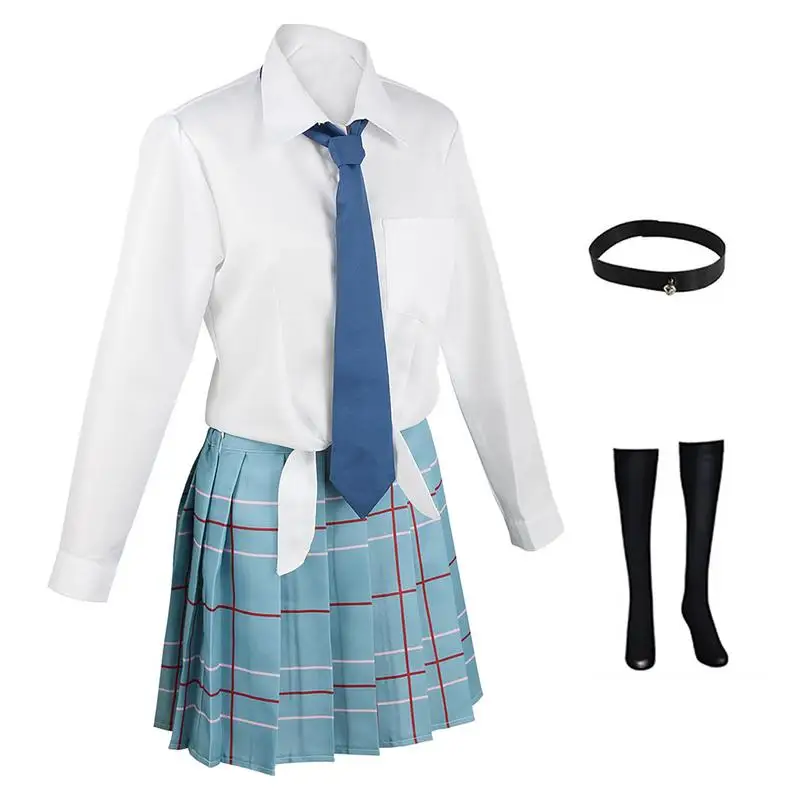 

New Anime My Dress Up Darling Cosplay Costume Kitagawa Marin JK School Uniform Skirt Halloween Christmas Party Gift For Girls